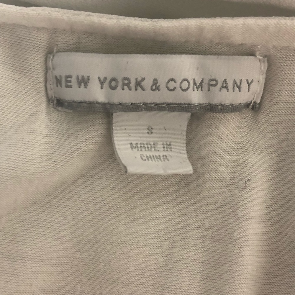 NY&C Embroidered Cold Shoulder Blouse Small - Picture 7 of 8